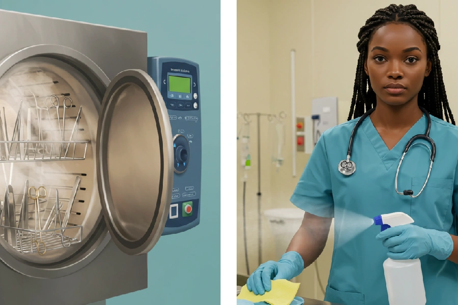 تفاوت استریل و ضدعفونی