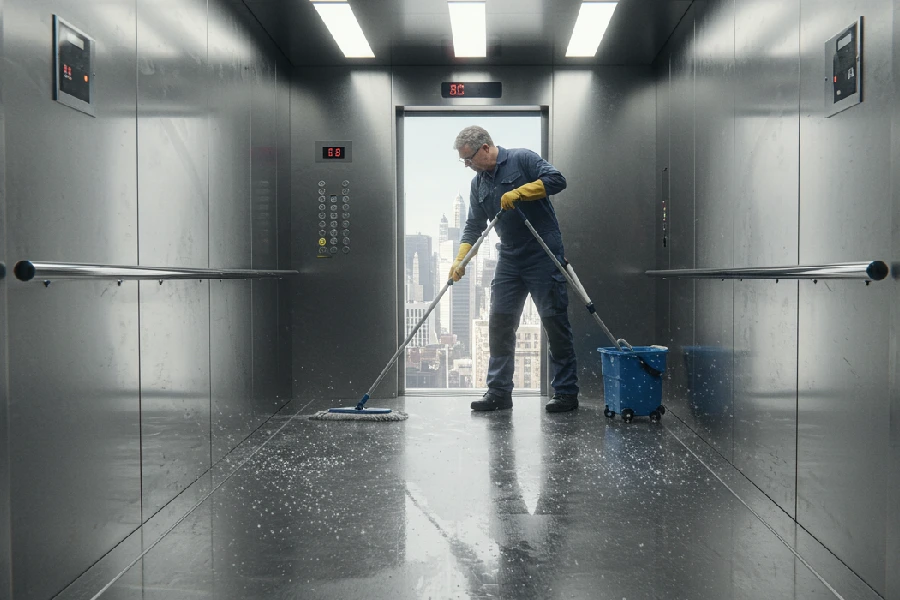 نظافت آسانسور
