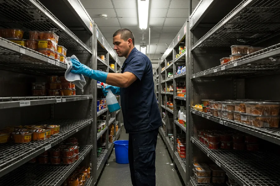 تمیز کردن یخچال صنعتی