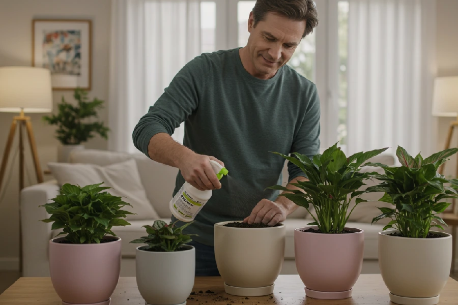 ضد عفونی کردن گلدان