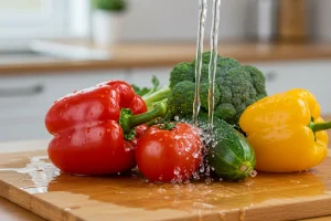 ضد عفونی و گندزدایی سبزیجات