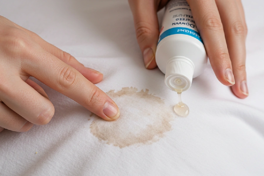 پاک کردن لکه کرم پودر