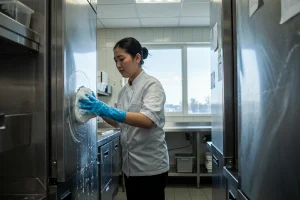 تمیز کردن یخچال صنعتی