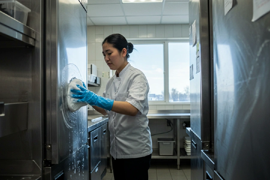 تمیز کردن یخچال صنعتی