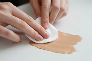 پاک کردن لکه کرم پودر