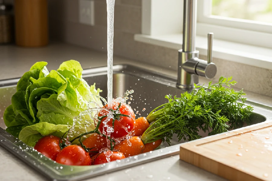 ضد عفونی و گندزدایی سبزیجات