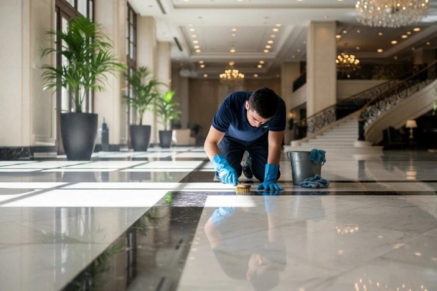 جرم گیری سنگ مرمر