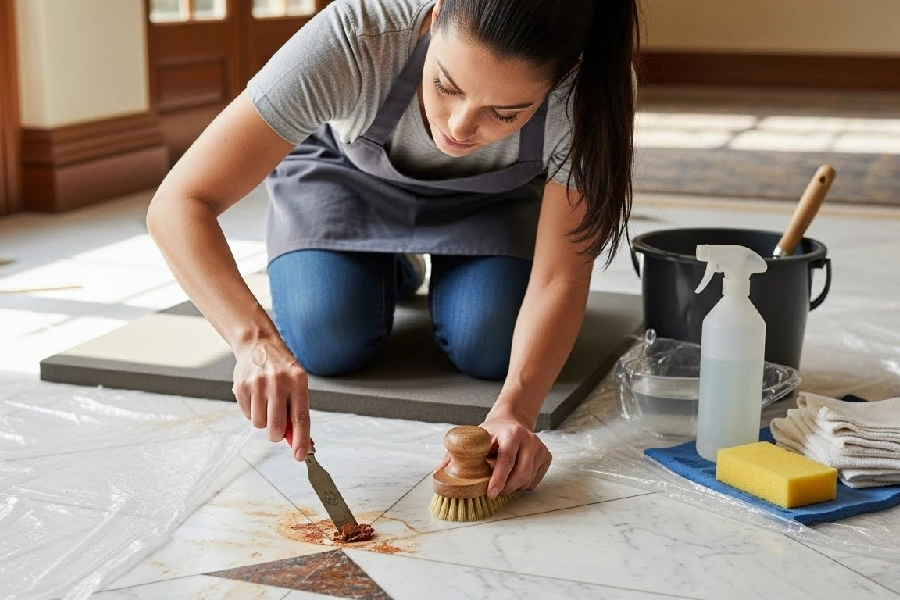 جرم گیری سنگ مرمر