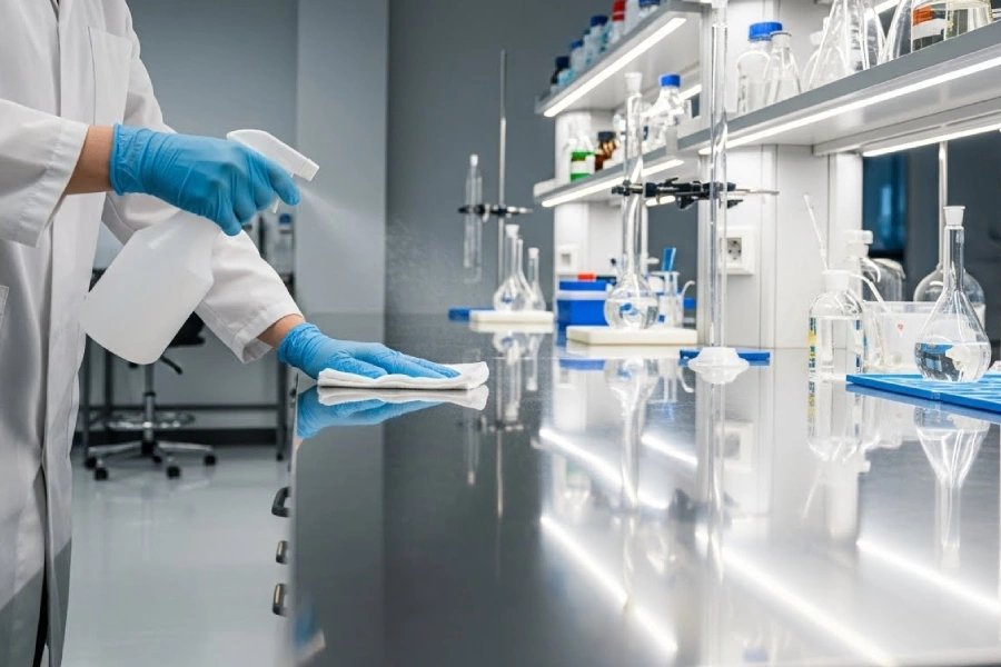 نظافت آزمایشگاه