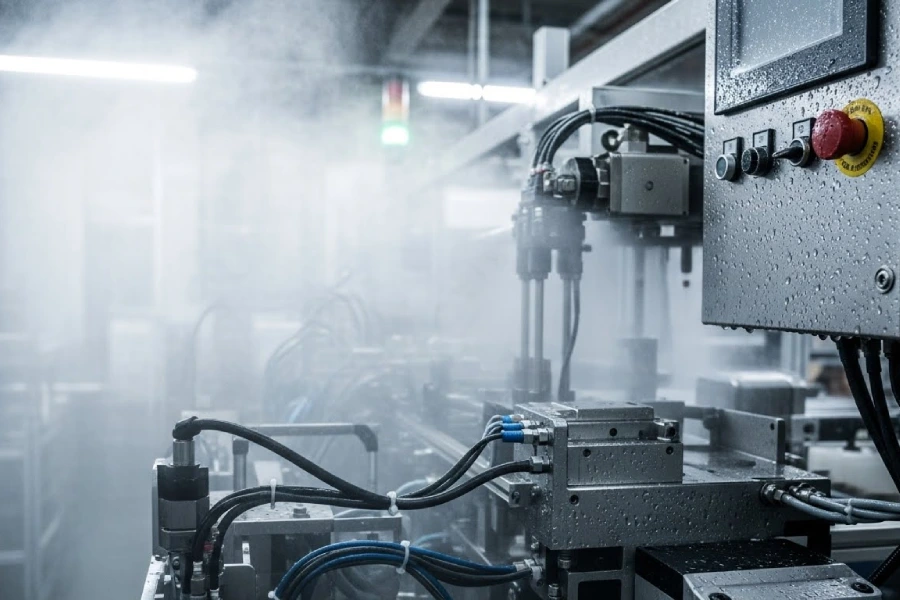 ضدعفونی سالن تولید