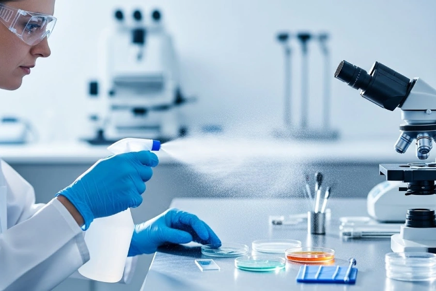 نظافت آزمایشگاه