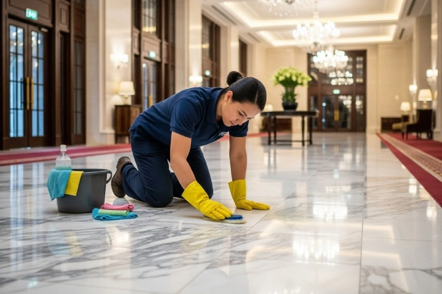 جرم گیری سنگ مرمر